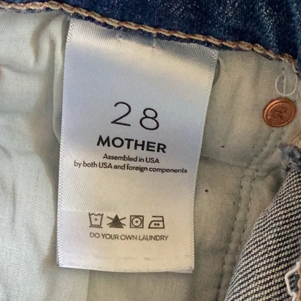 Mother The Hiker Skimp jeans Dream Team size 28 - Picture 9 of 13